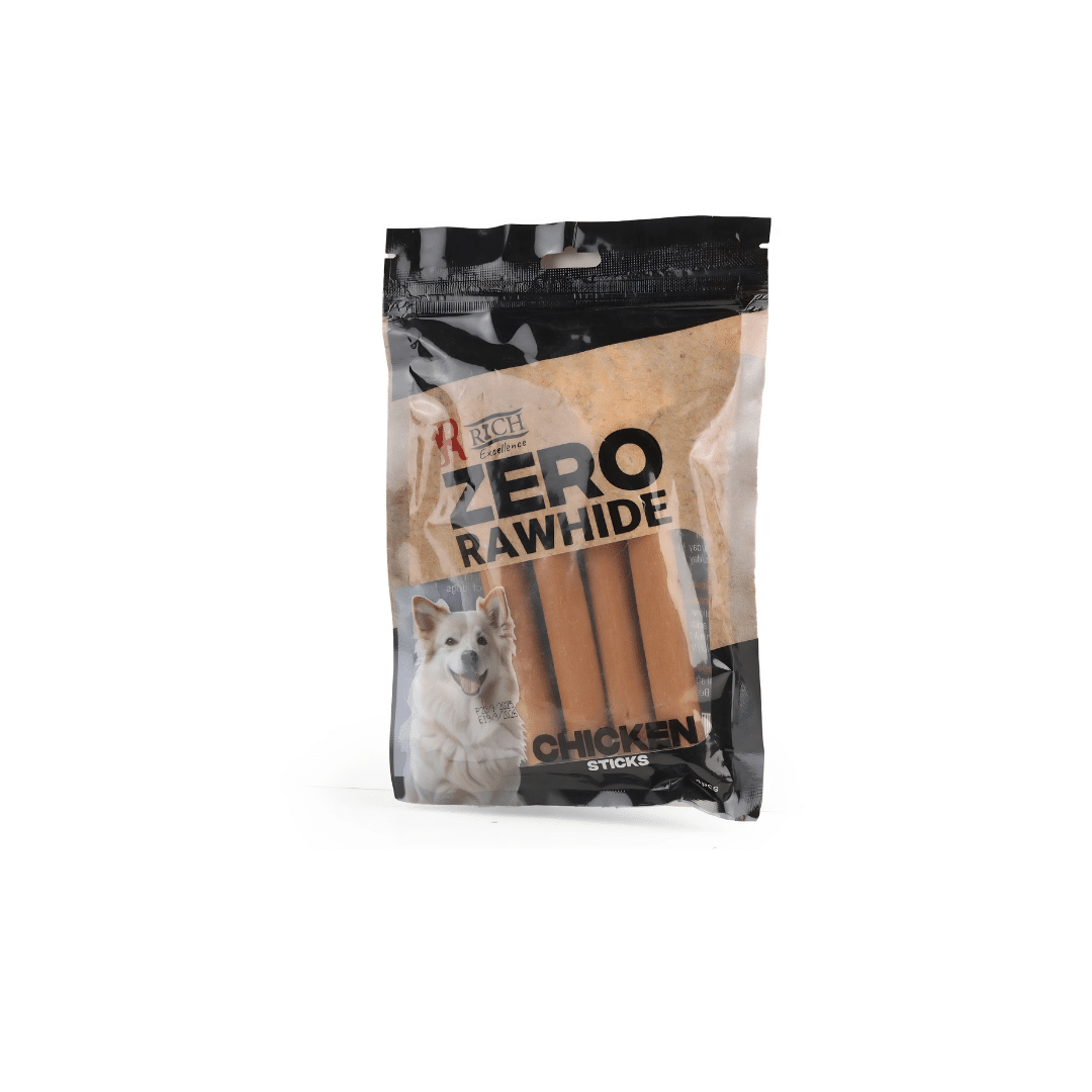 Rich Excellence ZERO RAWHIDE Chicken Sticks 4pcs Rich Excellence ZERO RAWHIDE Chicken Sticks 4pcs