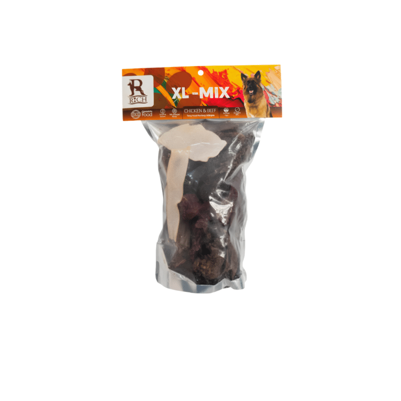 Rich XLarge-MIX Chicken&Beef Tasty Treats For Dogs 400gm