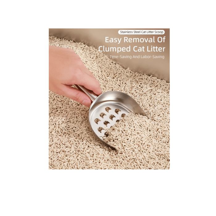 Stainless Steel Cat Litter Scoop - Image 2
