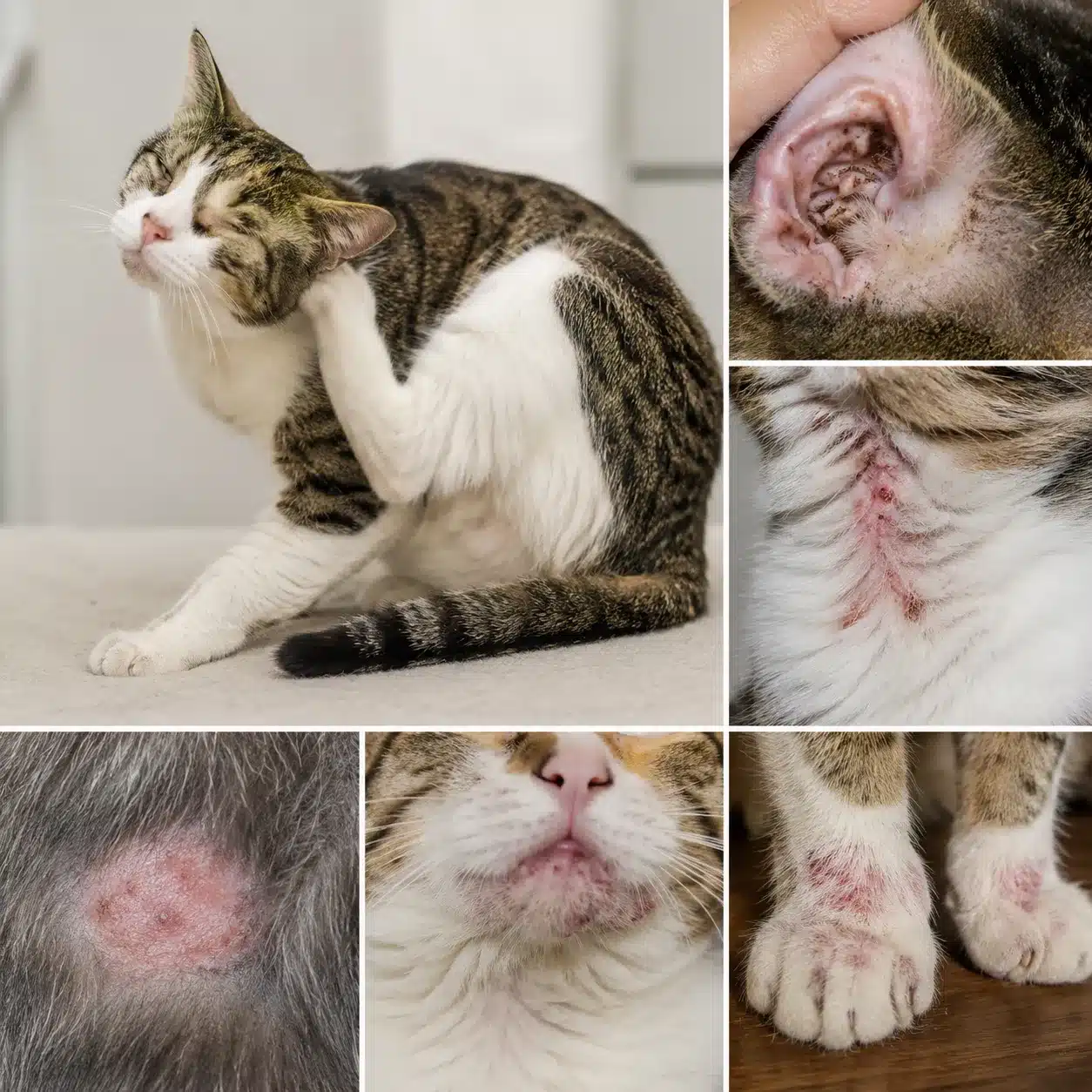 cat food allergies symptoms