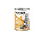 Bestpet Adult Cat Wet Food Can With Turkey 400gm