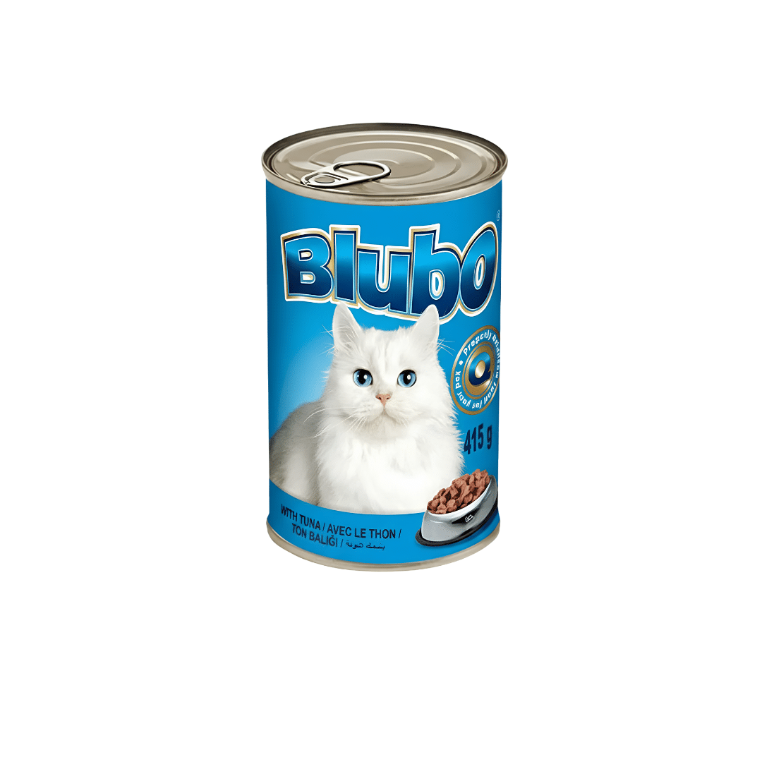 Blubo Cat Food with Tuna Can 415gm Blubo Cat wet Food with Tuna Can 415gm