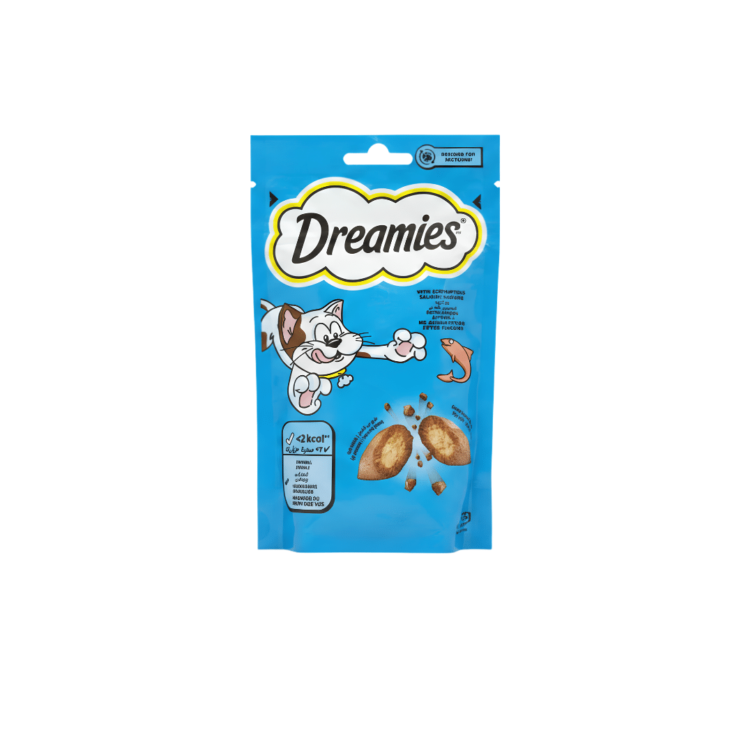 Dreamies Cat Treat Salmon Flavors 60gm Dreamies Cat Treat Salmon Flavors 60gm