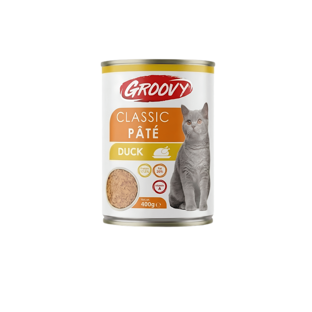 Groovy Classic Pate Can With Duck 400gm Groovy Classic Pate Can With Duck 400gm