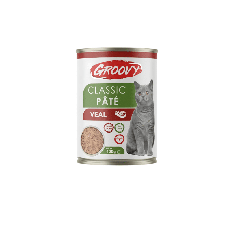 Groovy Classic Pate Can With Veal 400gm