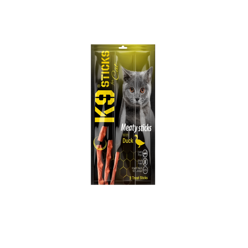 K9 Meaty Sticks For Cats With Duck 3 Sticks