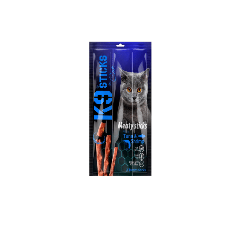 K9 Meaty Sticks For Cats With Tuna & Shrimp 3 Sticks