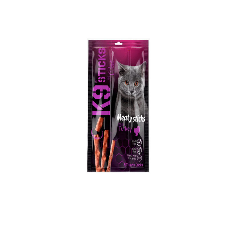 K9 Meaty Sticks For Cats With Turkey 3 Sticks