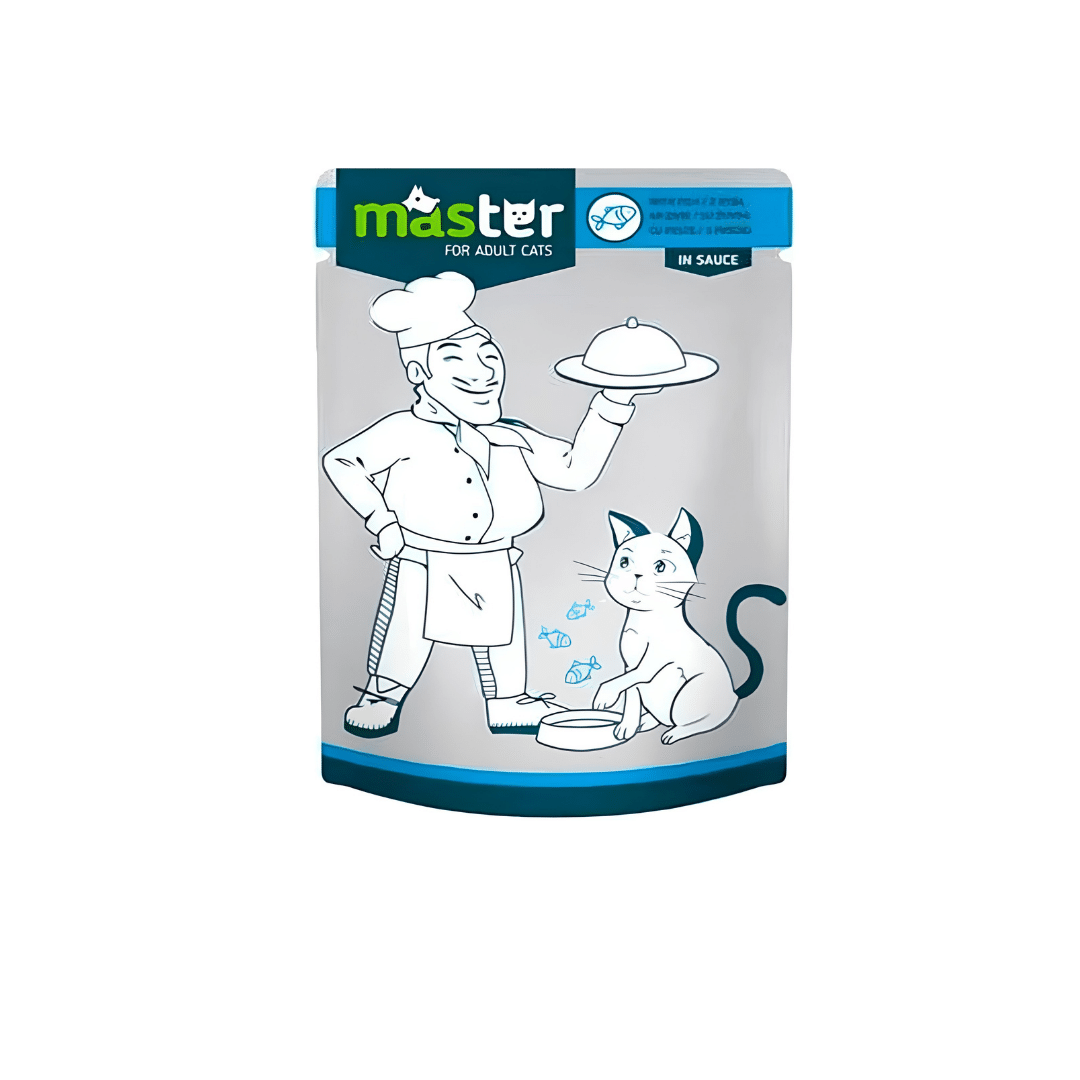 Master Wet Cat Food Fish In Sauce 80gm Master Wet Cat Food Fish In Sauce 80gm