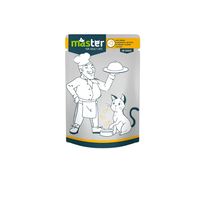 Master Wet Cat Food With Chicken In Sauce 80gm
