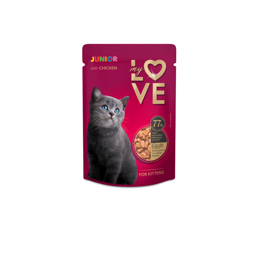 My Love Wet Food For Kitten With Chicken 85gm My Love Wet Food For Kitten With Chicken 85gm