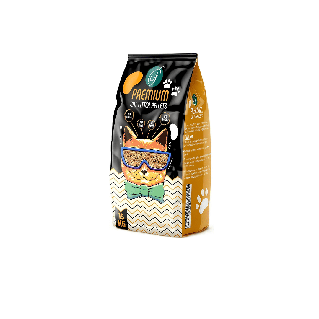 Premium Wood Cat Litter Pellets - Unscented 15L Premium Wood Cat Litter Pellets - Unscented