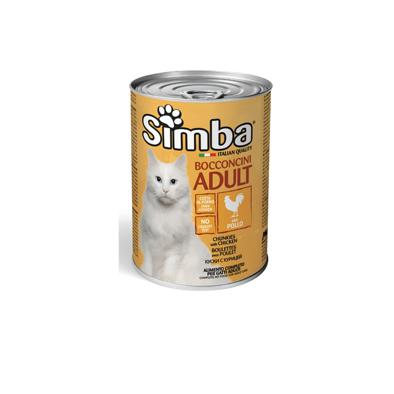 Simba Cat Wet Food Chunks With Chicken 415gm