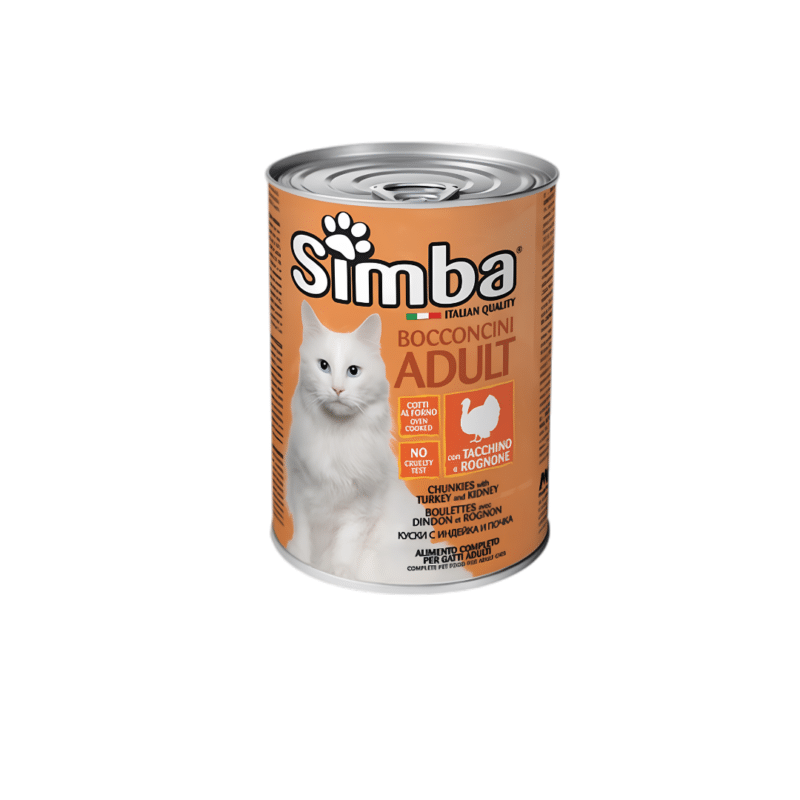Simba Cat Wet Food Chunks With Turkey and Kidney 415gm