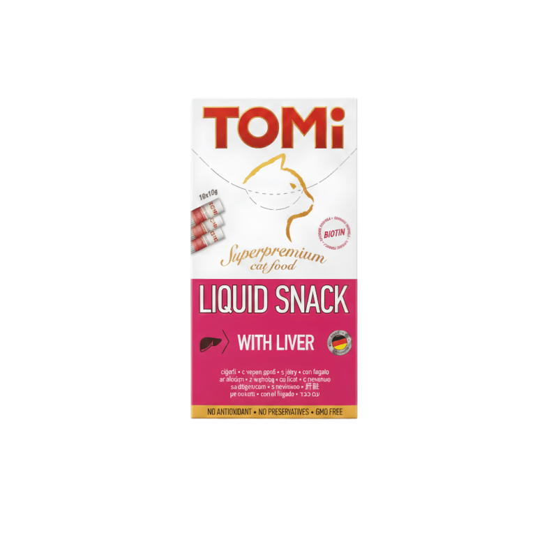 Tomi Liquid Snack With Liver 10 x 10g