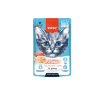 Wanpy Stew For Kittens With Salmon & Tuna in Gravy 70gm