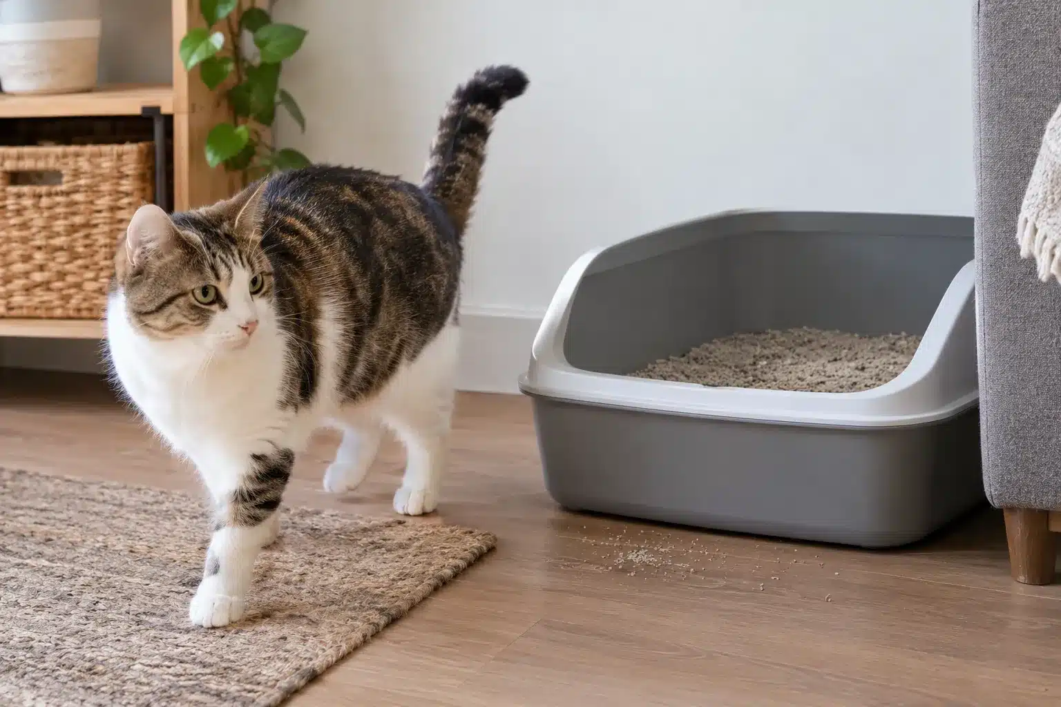 cat not using litter box
