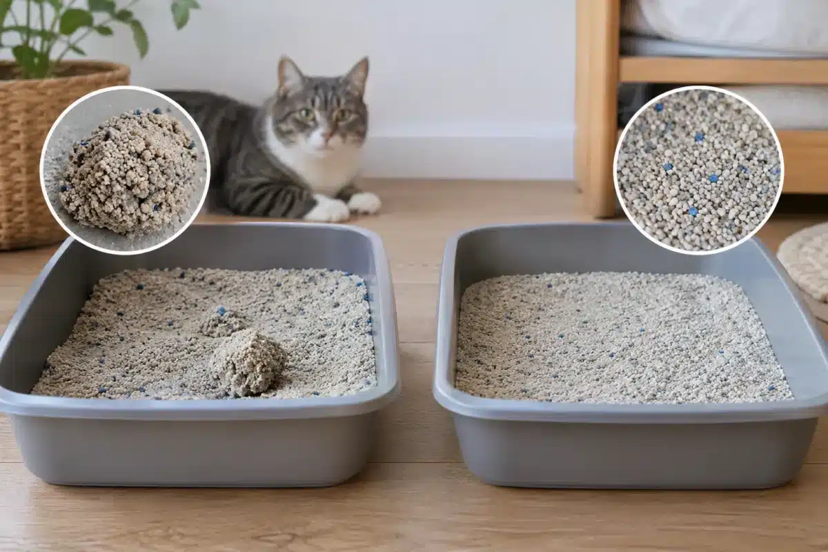 clumping vs non clumping cat litter