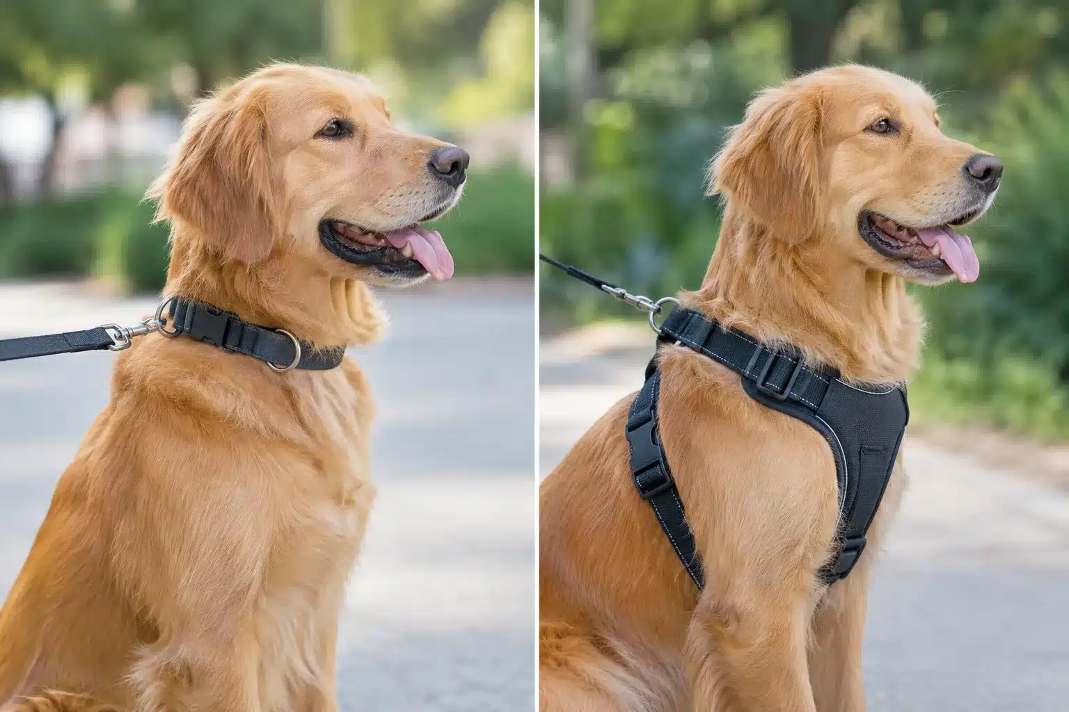 collar vs harness for dogs