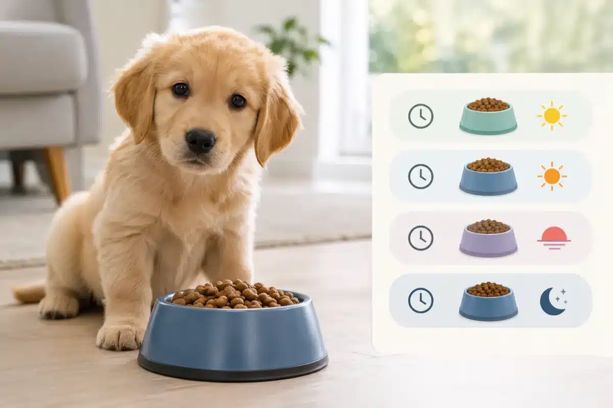puppy feeding schedule