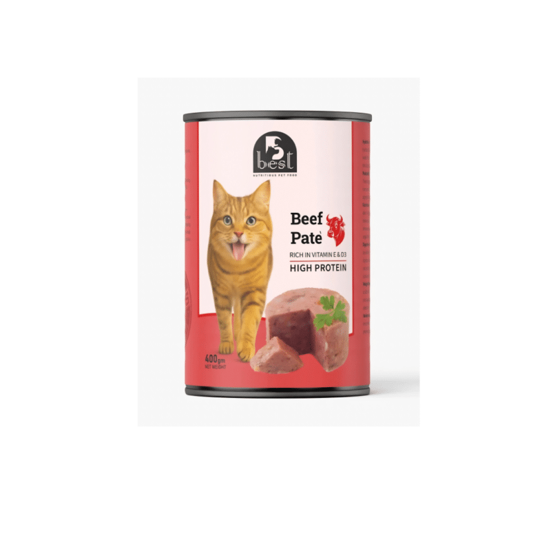 B Best Pate With Beef For Adult Cats 400gm