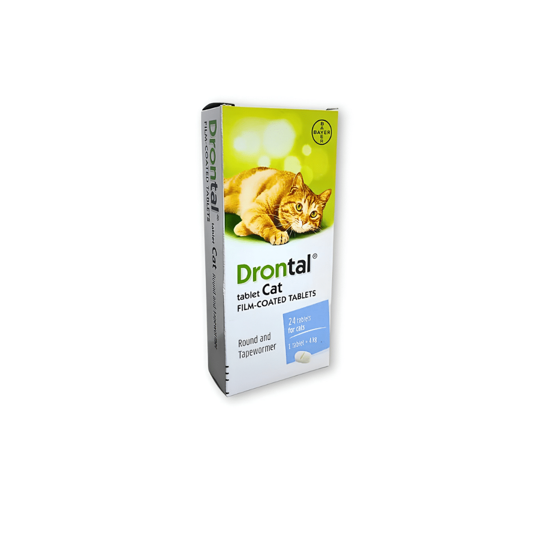 Drontal Deworming For Cats - 1 Tab Drontal Deworming For Cats - 1 Tab