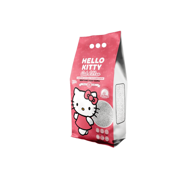 Hello Kitty Clumping Cat Litter - Baby Powder 5L
