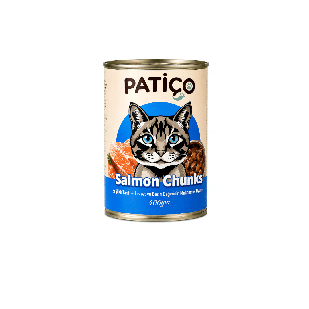 PATICO Adult Cat Wet Food with Salmon Chunks 400gm PATICO Adult Cat Wet Food with Salmon Chunks 400gm