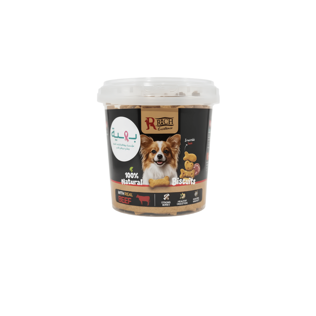 Rich Biscuits Adult Dog Beef 500gm Rich Biscuits Adult Dog Beef 500gm