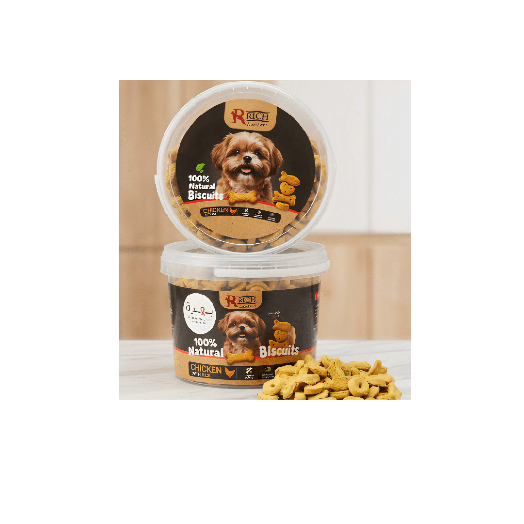 Rich Biscuits Adult Dog Chicken&Rice 1kg Rich Biscuits Adult Dog Chicken & Rice 1kg