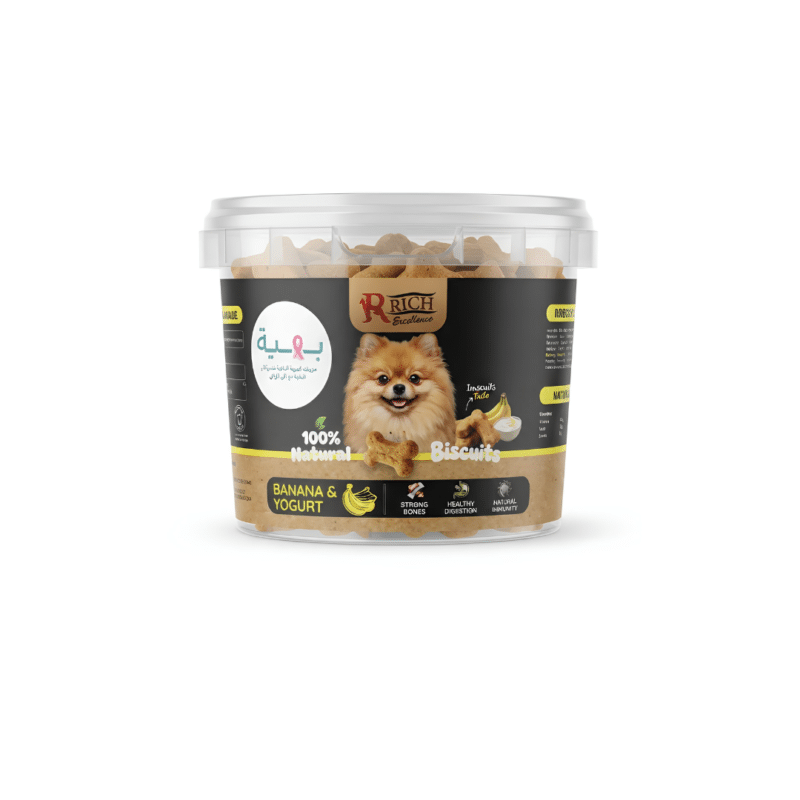 Rich Biscuits Puppy Banana & Yogurt 150gm