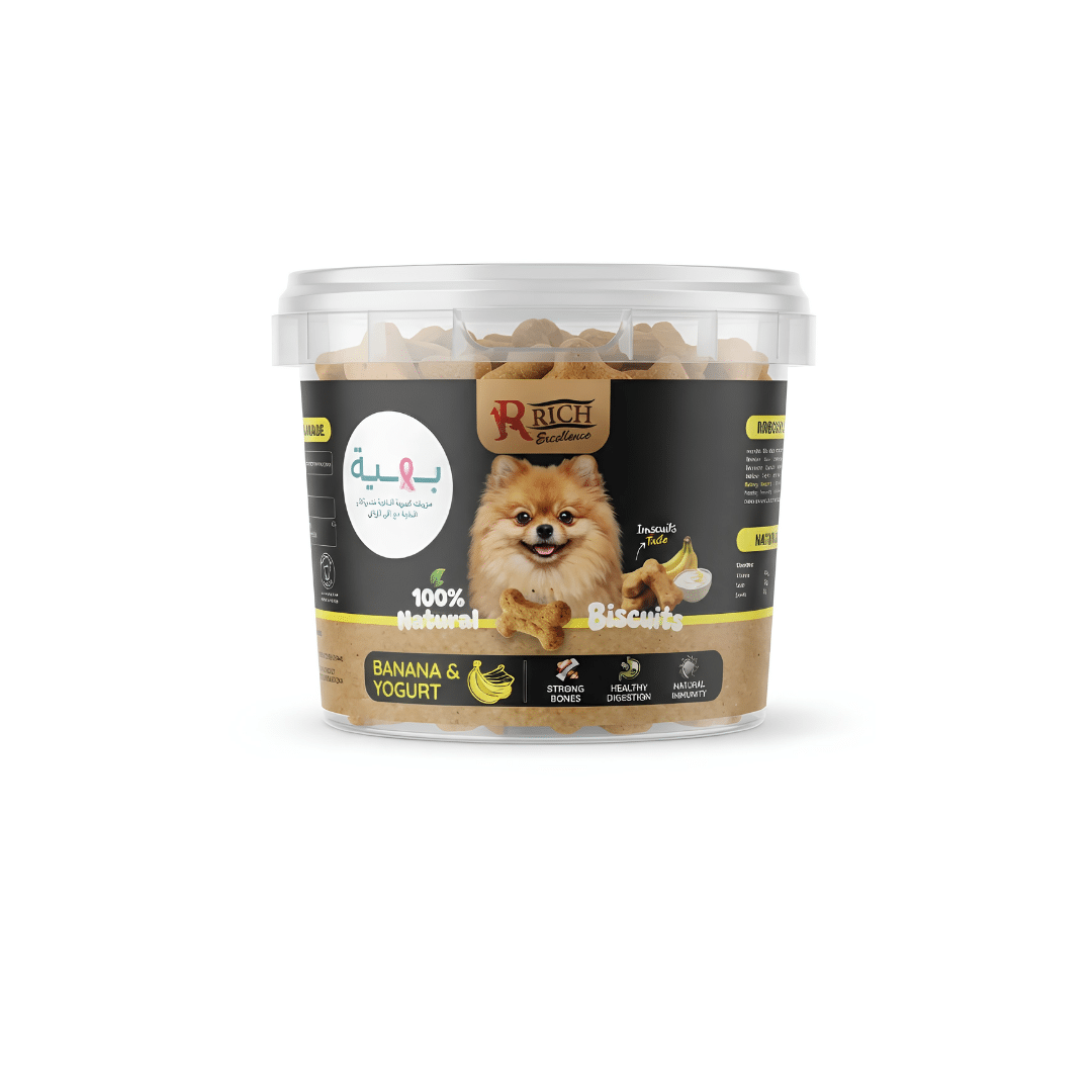 Rich Biscuits Puppy Banana & Yogurt 150gm Rich Biscuits Puppy Banana & Yogurt 150gm