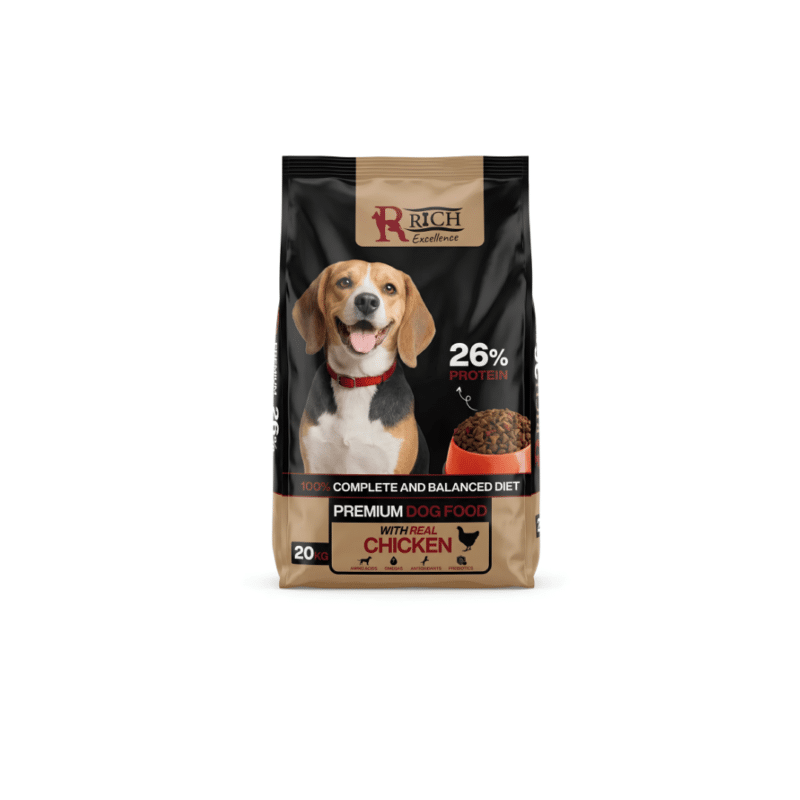 Rich Premium Dog Food With Real Chicken