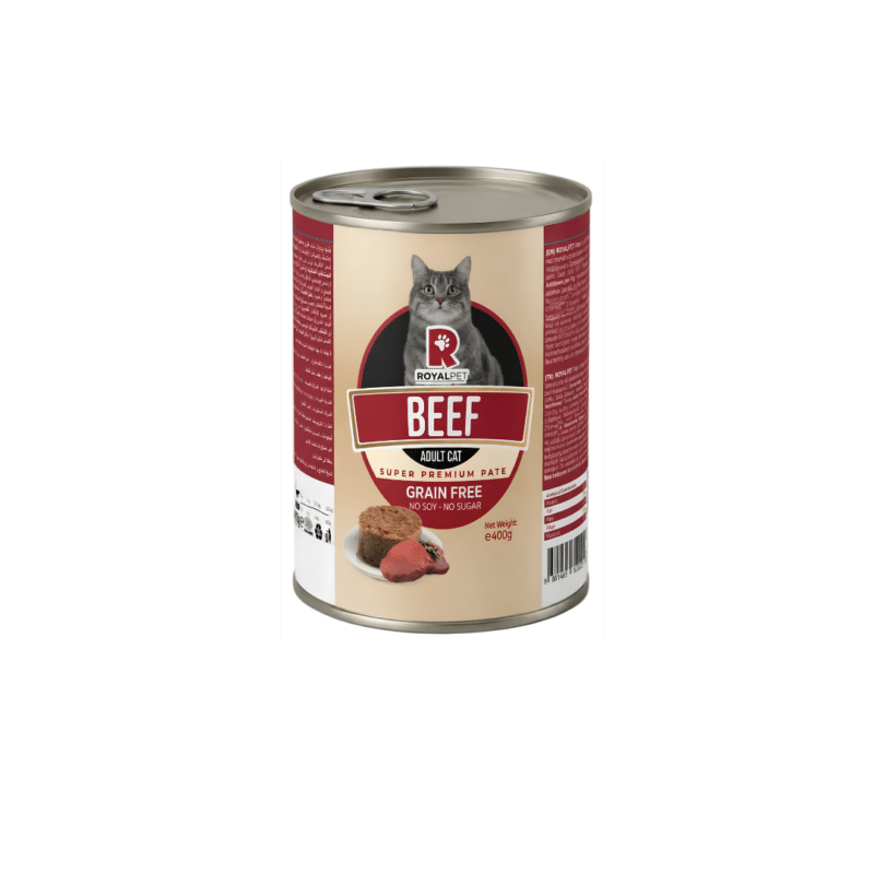 Royal Pet Grain-Free Wet Cat Food Beef 400 g