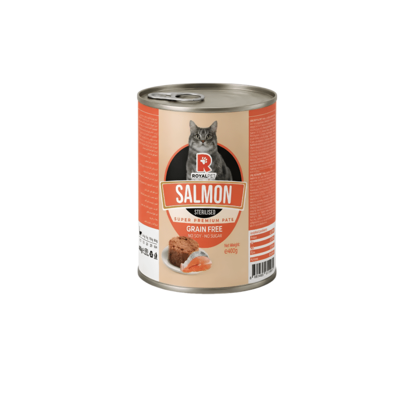 Royal Pet Wet Food for Sterilized Cats GF with Salmon 400 g