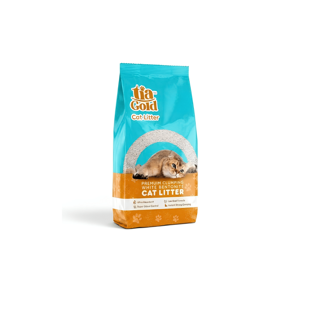 Tia Gold Premium Clumping White Bentonite Cat Litter Baby Tia Gold Premium Clumping White Bentonite Cat Litter Baby Powder Scented 10L